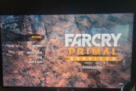 玩家耗时780小时通关《孤岛惊魂：原始》永久死亡模式